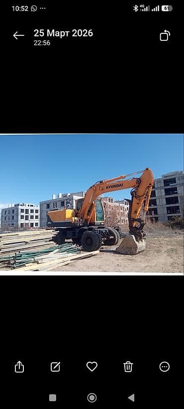 скамейки в аренду: Rent out Колёсный экскаватор, 14 тонн, 1 м³, Долгосрочно — 3