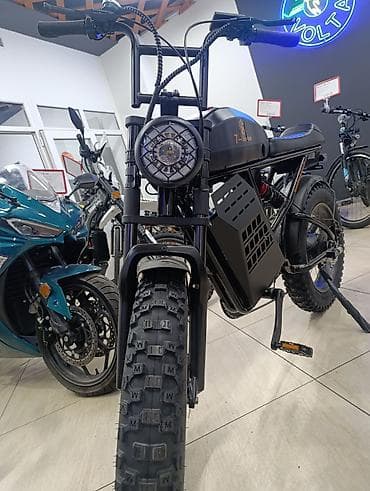 Электровелосипед класса “moped-style” с внедорожным обвесом и толстыми at lalafo.kg Электровелосипед класса “moped-style” с внедорожным обвесом и толстыми