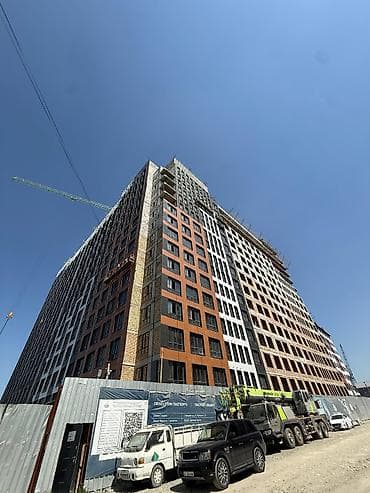купить квартиру псо бишкек: 1 комната, 46 м², Элитка, 6 этаж, Готовая ПСО (под самоотделку) — 6
