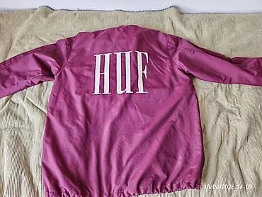 продаю старые вещи: Продаю анорак HUF размер евро L цена 4700 сом — 9