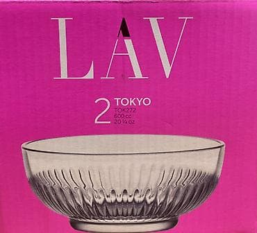 bubble tea: Набор стеклянных салатников LAV Tokyo - В комплекте: 2 шт. - Модель — 5