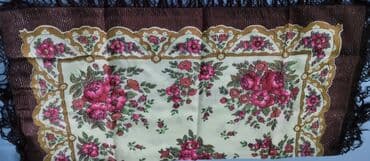 Павлопосадский платок новый размер 80см*80см