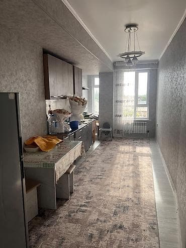 osh flat: 1 комната, 52 м², Ак-Орго ж/м 3 этаж, Евроремонт — 6