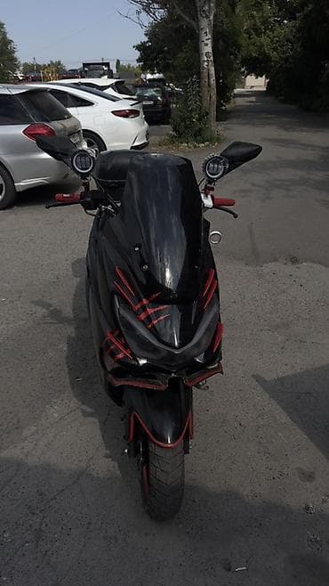 продам скутер: Продам maxi 150 Тяга пушка Вид 🫦 Акрап 🖤🩶 Рожки ❤️ Protaper 😍 Когти — 1