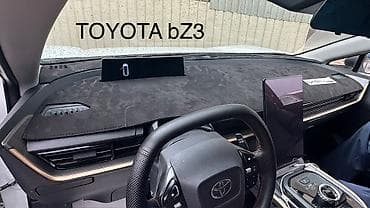 Алькантара Накидка на панель Toyota, цвет - Черный, Новый, Самовывоз, Платная доставка