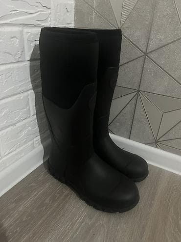 лоферы 36 размер: Резиновые сапоги утеплённые, чёрные - Материал: водонепроницаемый — 3