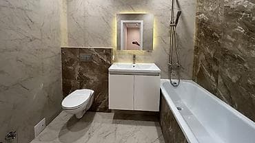 Отделка ванных комнат «под ключ» - Комплексные работы: разметка