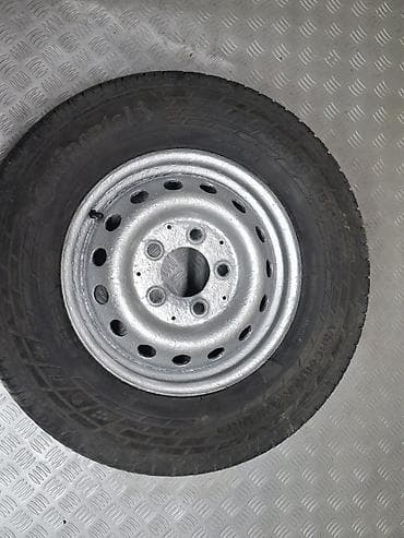 резина 225 70 r15 с: Колеса в сборе 225 / 70 / R 15, Лето, Б/у, Запаска, Легкий коммерческий транспорт (C/LT), Железные, отверстий - 5 — 1