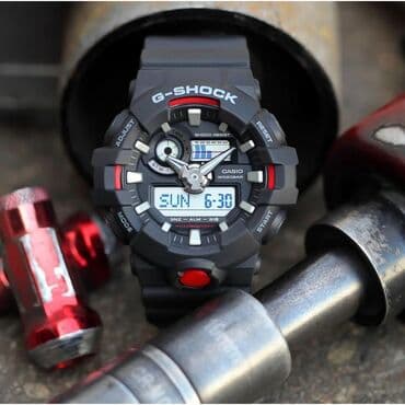 брендовые оригинальные часы: G-SHOCK Модель часов GA-700 Функции : секундомер, будильник, мировое — 1