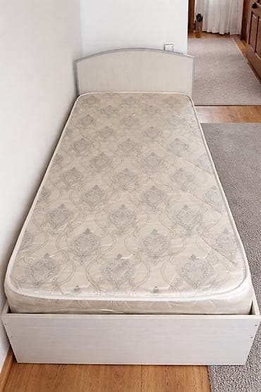 Кровати: Односпальная кровать, С матрасом, длина - 200 см — 1