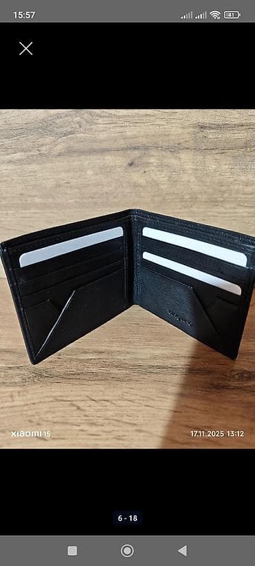 барсетка натуральная кожа: Портмоне — 6