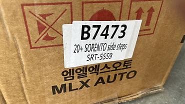 степ сидения: Наружные накладки порогов Kia — 7