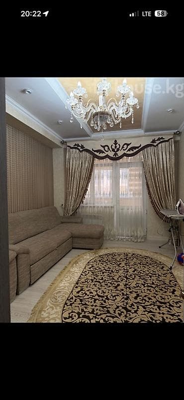 Продажа квартир: 4 комнаты, 136 м², Асанбай мкр Элитка, 1 этаж, Дизайнерский ремонт — 4