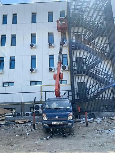 Услуги автовышки (телескопический подъемник на базе малотоннажного