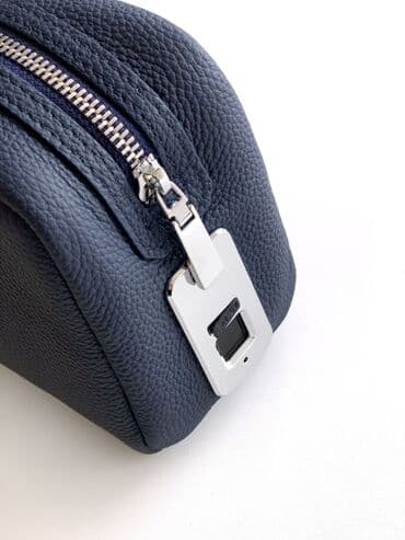 барсетка гуччи мужская оригинал: Компактная мужская сумка-пояс/клатч, цвет: темно‑синий (461 blue) — 7