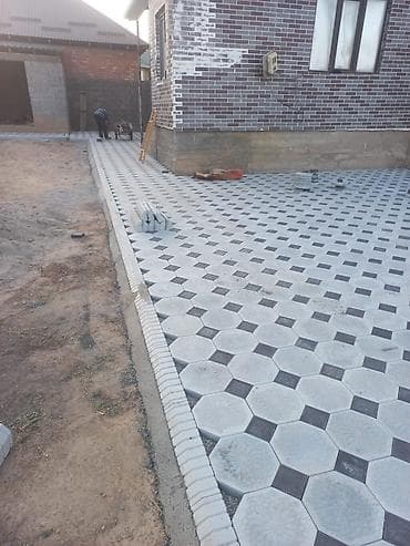 k 7: Бурсчатка укладки арык,бордюры, демонтаж.доставку материал доставка — 3