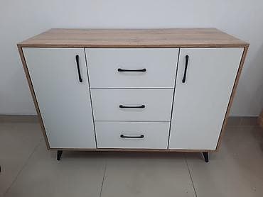 камод для зала: Комод для одежды, Без зеркала, ЛДСП, цвет - Белый — 3