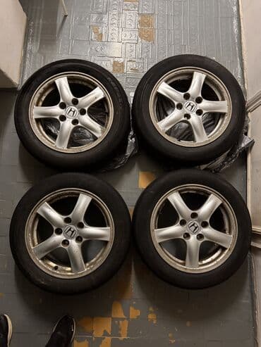 Колеса в сборе 205 / 55 / R 16, Лето, Комплект, Легковые, Литые, отверстий - 4 at lalafo.kg Колеса в сборе 205 / 55 / R 16, Лето, Комплект, Легковые, Литые, отверстий - 4