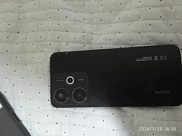 Redmi, Redmi 13, Б/у, 256 ГБ, цвет - Черный, 2 SIM