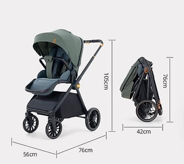 элитные детские коляски: Коляска, цвет - Черный, Новый — 10