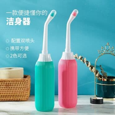 смисители: Портативный гигиенический душ (бутылка-биде) с двумя насадками - — 2