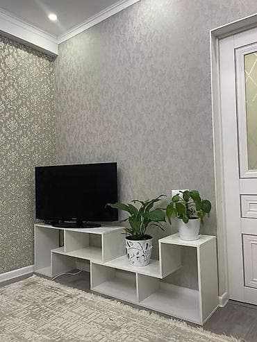 Тумба и подставка для телевизора, Напольная, ЛДСП, цвет - Белый