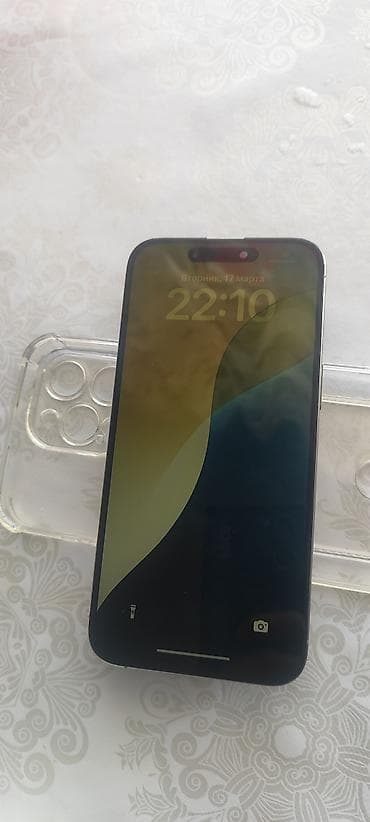 пиксел 7 про: IPhone 15 Pro Max, Б/у, 256 ГБ, Серебристый, Чехол, 87 % — 1