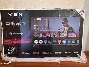 smart box: Телевизор YASIN 43" (109 см) с Google TV - Смарт‑платформа Google TV — 2