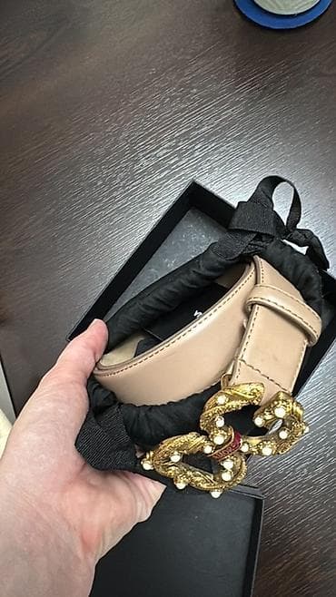 ремни военные: Ремень, Dolce & Gabbana, Материал: Натуральная кожа, Женские — 1