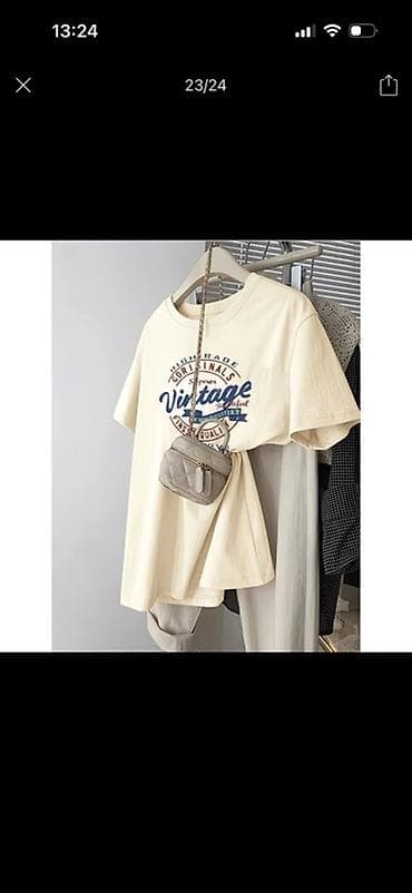 Мужская горнолыжная одежда: 6 мкр Женские футболки с принтами, свободный крой. цена 1200 сом — 8