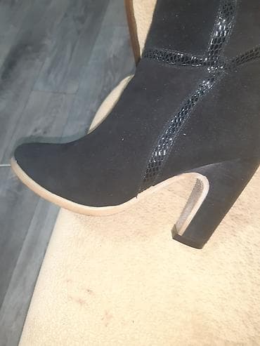 кожа бишкек: Сапоги, 38, Berkonty, Новый, цвет - Черный, Самовывоз — 1