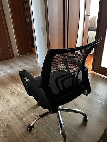 Шкафтар: Офис креслолор, Дөңгөлөктүү, түсү - Кара — 3