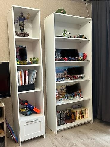 детская мебель ikea: Комплект офисной мебели, Б/у, Шкаф, ДСП, Самовывоз, цвет - Белый — 2