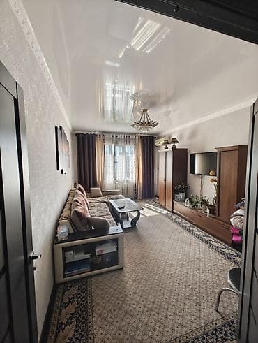 4: 2 комнаты, 46 м², Аламедин-1 мкр 105 серия, 5 этаж, Свежий ремонт — 1