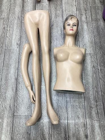 Манекены: Манекен Взрослый женский, Материал: Пластик, Б/у — 2