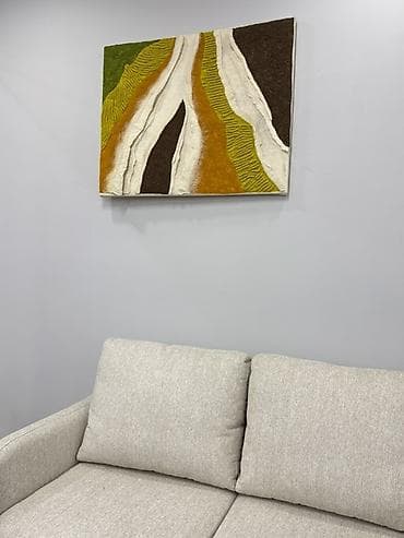 куплю спальный мешок: Панно настенное из войлока, текстильный арт-объект - Материал — 3