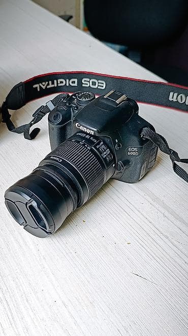 камера кыргызстана: Canon 600D. Фотоаппараты. Баары иштейт. Объектив жаңыга алмашкан. Эки — 7