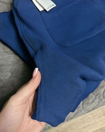 с связи с переездом: Мужская толстовка, L, Lacoste, Новый, цвет - Синий, Самовывоз — 7