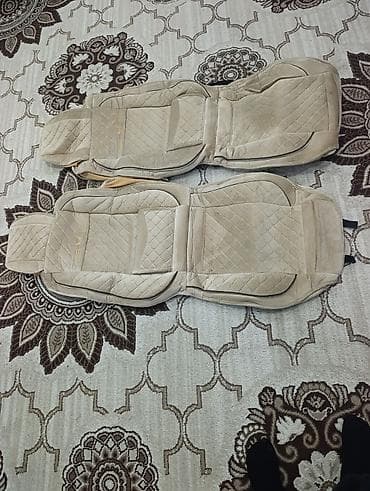 Салон үчүн аксессуарлар: Чехолдор Эко булгаары, түсү - Саргыч боз — 1