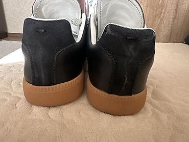 кожаные бу: Мужские кроссовки, 39, Maison Martin Margiela, Б/у, цвет - Черный — 3