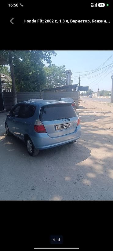 fit 2012: Honda Fit: 2002 г., 1.3 л, Вариатор, Бензин, Хэтчбэк — 4