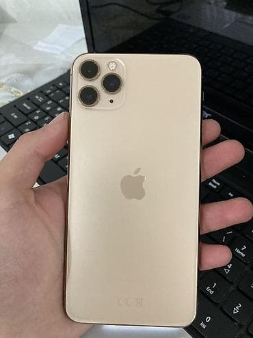 aйфон 12: IPhone 11 Pro Max, Б/у, 256 ГБ, Золотой, 71 % — 1