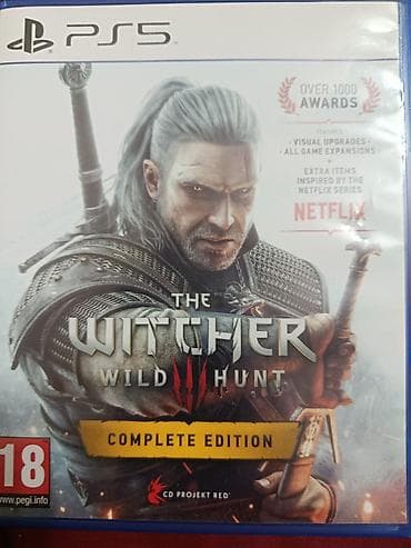 Коллекция дисковых игр для PlayStation: 1) The Witcher 3: Wild Hunt —