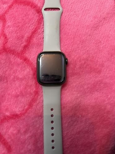 купить часы apple watch: Эпл вотч 7 серии, 41 мм В комплекте зарядка и несколько ремешков — 1