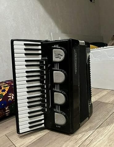 Комузы: Аккордеон Weltmeister, классическая немецкая модель в чёрном корпусе — 3