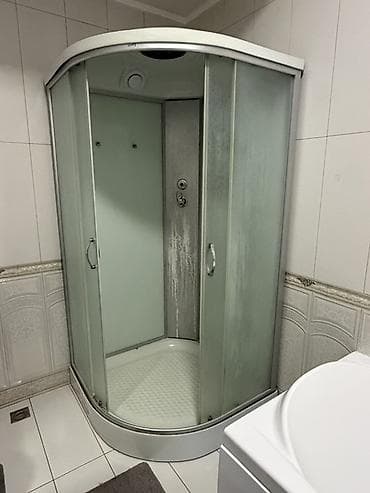 двер душ: Душевая кабина Полукруглая, Покрытие: Тонированное — 1