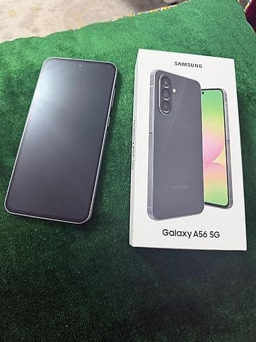 note 10 lite: Samsung Galaxy A56, Б/у, 256 ГБ, цвет - Черный, 2 SIM — 6