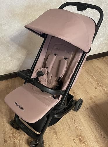 ходунок mamalove: Коляска, цвет - Розовый, Б/у — 3