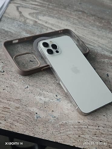 IPhone 12 Pro, Б/у, 128 ГБ, Белый, Зарядное устройство, Чехол, Кабель, 83 %