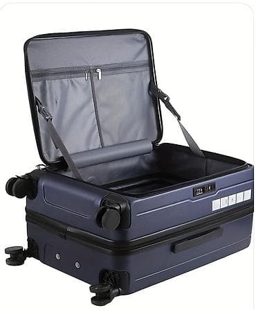 чемодан сумка: Чемодан, Материал: Пластик, Средний (40 - 70 л), На колесах — 1